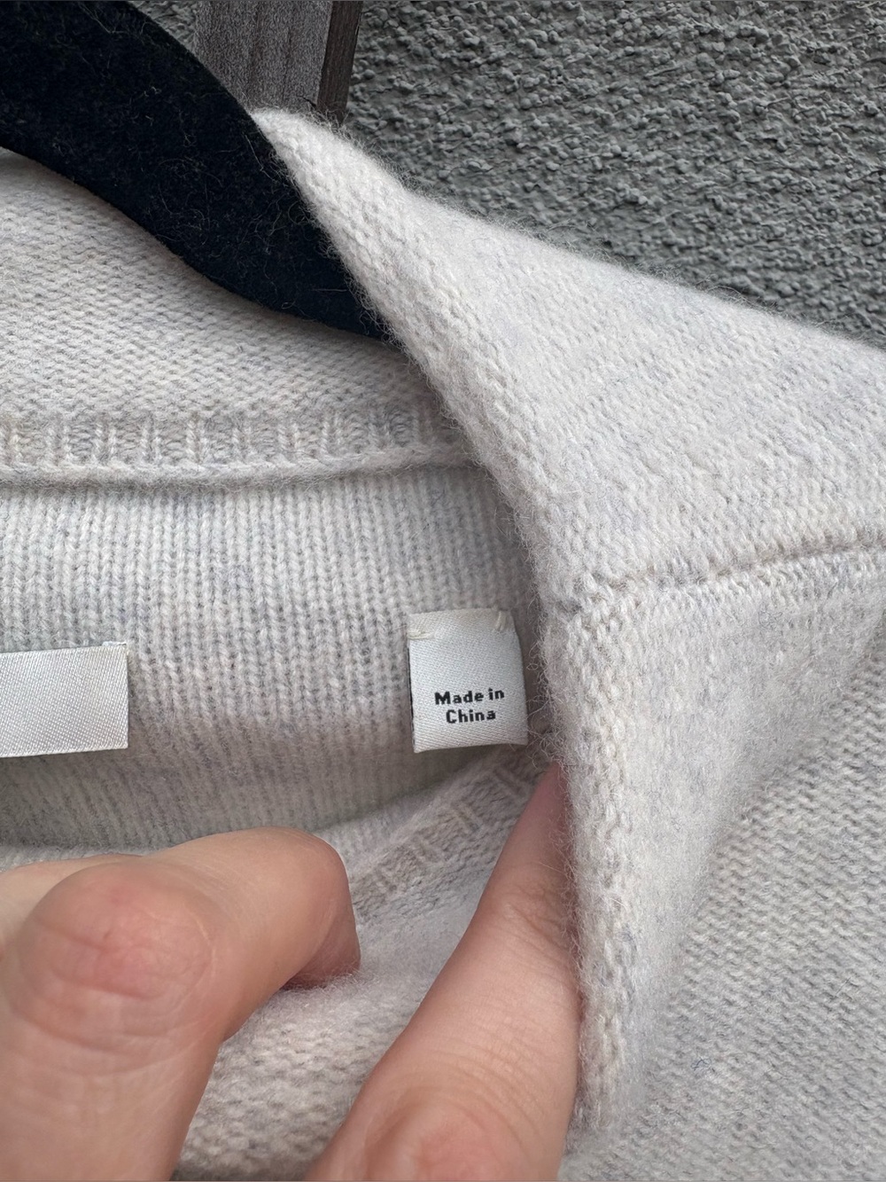 Vince Boiled Cashmere Funnel Neck Pullover in Marble Size small - Picture 10 of 11